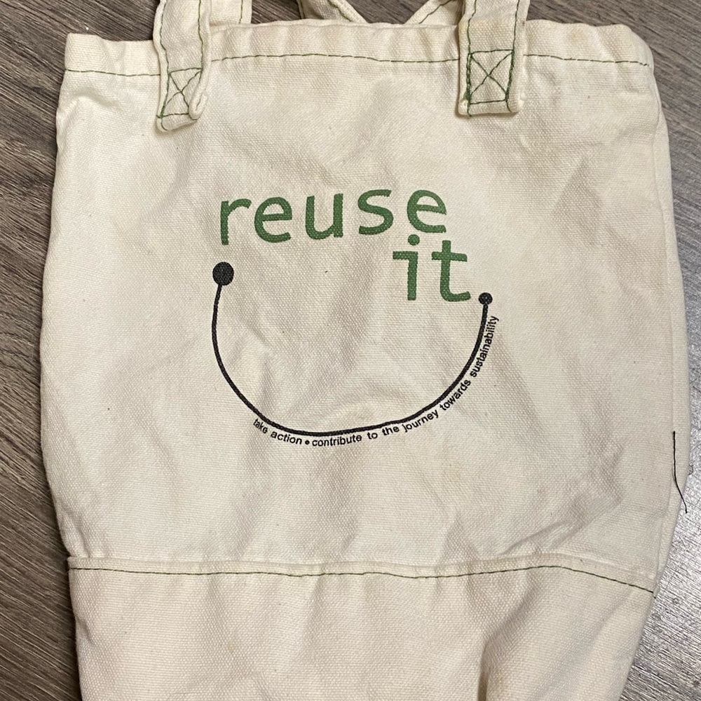 Eco-Friendly Canvas lunch Bag - Beige